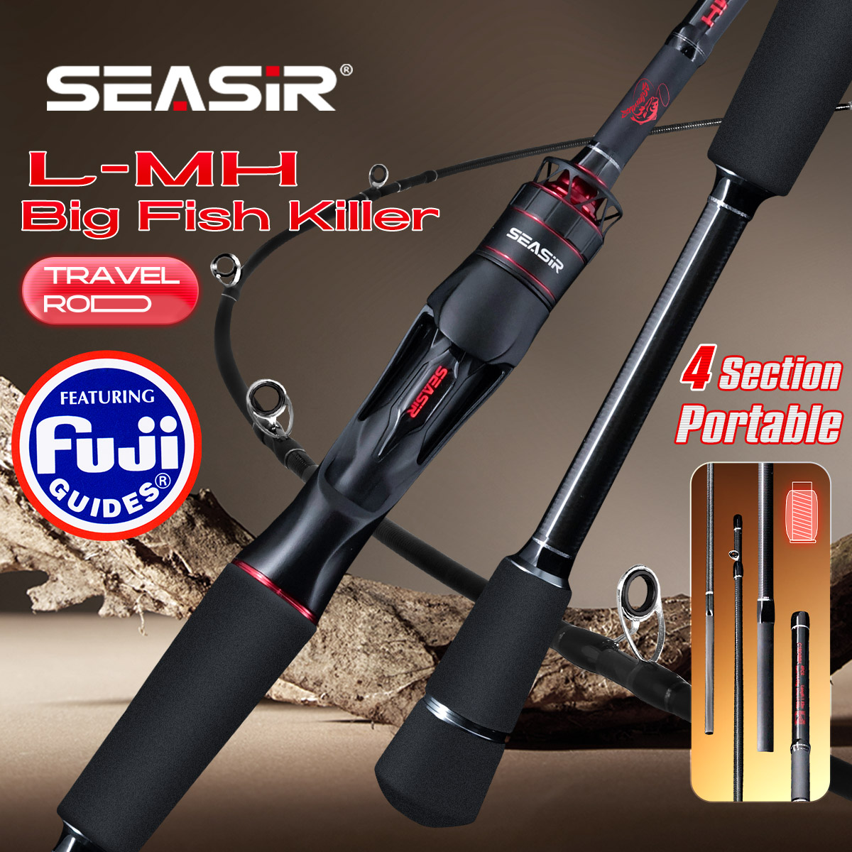 Seasir Salminus XF M/MH Spinin - Kastking Reel Zephyr review and price