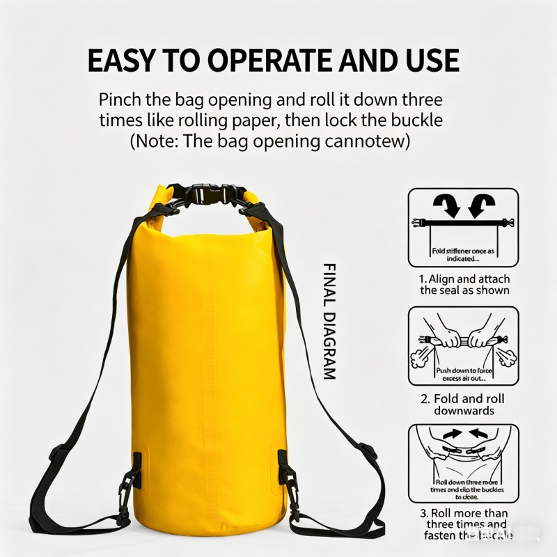 Swimming Waterproof Dry Bag 5L - Fishing Bag Waterproof review and price